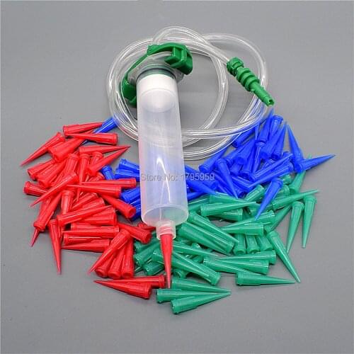 Tapered Dispensing Tips 18G 22G 25G Glue Industrial 30cc Syringe Barrel 30cc Dispensing Syringe Tube Adapter Dispenser Connector