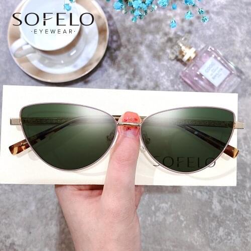 Progressive Prescription Sunglasses Women Polarized Cat Eye Optical Multifocal Sun Glasses For Women Bifocal Myopia Eyewear 2021