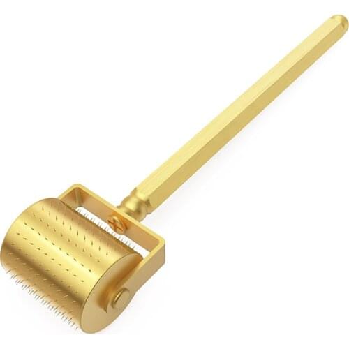 Luxury Gold Micro-needle Roller DRS250 Titanium Needles Derma Rolling Dermaroller Device 24k Plated Gold Roller