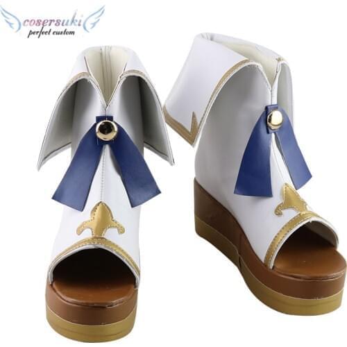 Princess Connect! Re:Dive Kyaru Cosplay Shoes Boots Professional Handmade ! Perfect Custom for You