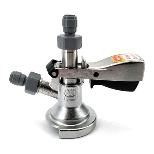 A-TYPE COUPLER - FULL STAINLESS STEEL - DUOTIGHT 5/8" TO 8MM PUSH IN