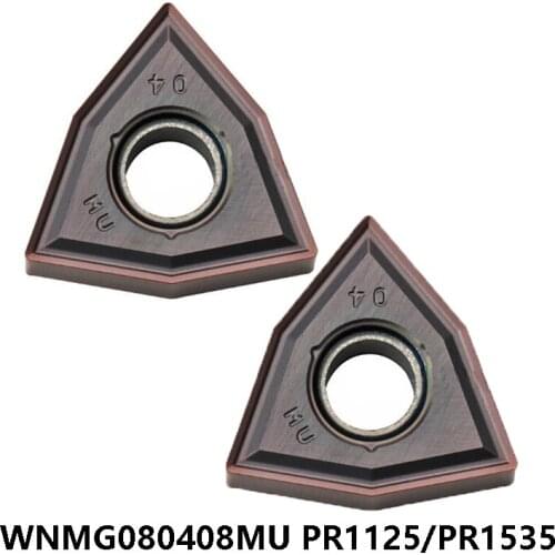 Original Carbide Inserts WNMG080408 MU WNMG080408MU PR1535 PR1125 WNMG 080408 Lathe Cutter Turning Tools