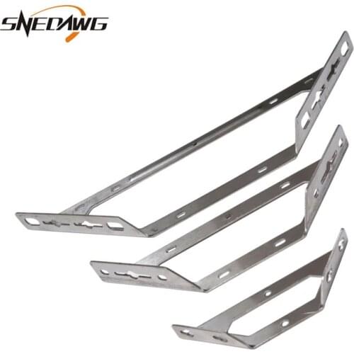 2pcs Stainless Steel Triangular Bracket Unfolding Triangle Bracket Support Bench DIY Bookshelf Table Triangular Shelf Bracket