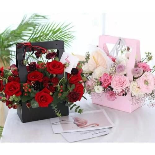 Waterproof paper board flower pot hanging pot gift flower pot