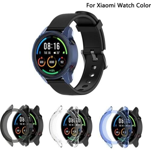 Protective Case For Xiaomi Color Sport Watch High Quality TPU Cover Slim SmartWatch Bumper Shell For Xiaomi Mi Color Watch
