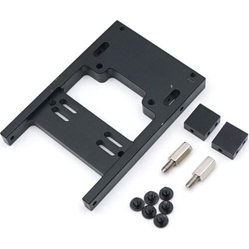 1Set 1/16 RC Car Metal Steering Servo Warehouse Fixed Mounting Bracket for General WPL B14 B24 C14 C24 B16 B36 JJRC Q60 Q61