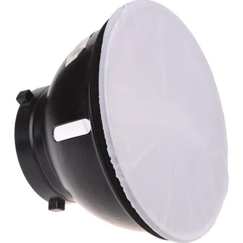 1Pc Photography Light Soft White Diffuser Cloth for 7" 180mm Standard Studio Strobe Reflector