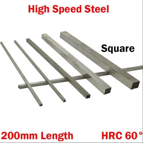 10*10*200 10x10x200 12*12*200 12x12x200 HRC60 HSS Square Metalworking Boring Bar Fly Cutter Cutting Lathe Tool Bit