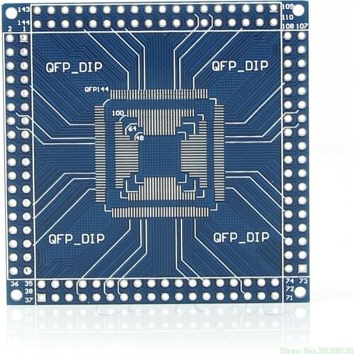 2020 New QFP/TQFP/LQFP 32/44/48/64/100/144 pin to DIP Pin Board Adapter Converter 11
