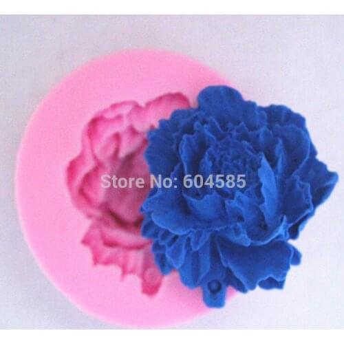 Flower 3D silicone fondant cake molds soap chocolate mould for the kitchen baking Sugarcraft FM180
