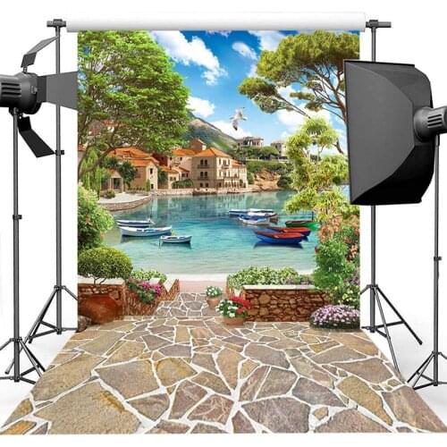 NeoBack Summer Tropical Backdrop Luxury Resort Birthday Photography Background Photography Backdrops For Photo Studio