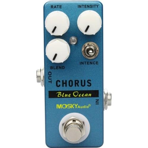 Mosky Blue Ocean Chorus Guitar Pedal Guitar True Bypass Chorus Effect Pedal Guitar Accessories
