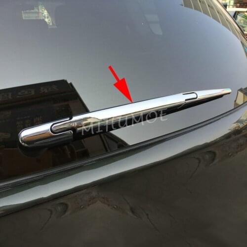 Chrome Rear Windshield Wiper Cover Trim For Nissan Rogue Qashqai X-Trail T32 J11 2014 2015 2016 2017 2018 2019 2020 2021