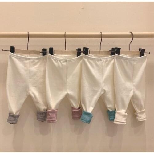 Ins Korean Baby Girls Pants 2021 Spring And Summer Cotton Newborn Pants Soft Leggings 0-24m Kids Home Clothes Boys Clothing