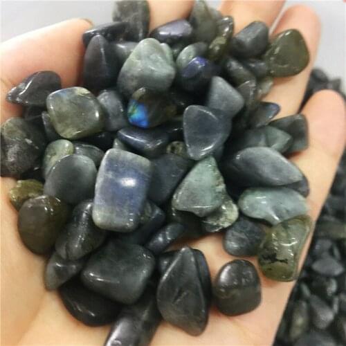 100g Natural labradorite stone particles Quartz Crystal Wand Points Healing Gemstone Wand feng shui crystals