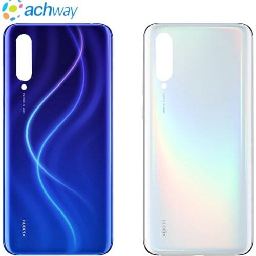 For Xiaomi MI A3 CC9e Battery Cover Back Glass Housing Back Case Backshell for Xiaomi MI CC9 MI 9 Lite Back Battery Cover