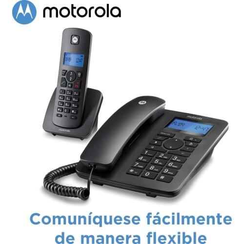 Motorola C4201 Combo-Digital fixed phone DECT + wireless phone-hands-free & backlit screen