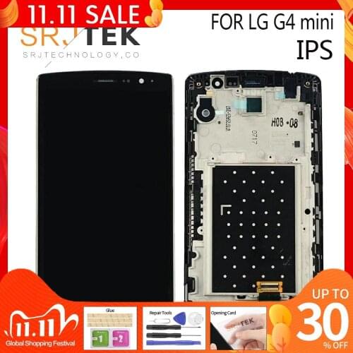 New 5.2" For LG G4 mini LCD H735 H736 Display Monitor Panel Touch Screen Digitizer with Bezel Frame Assembly Replacement Parts