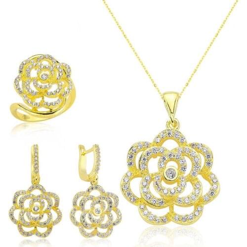 Original silver , Rose Set ,Most Special Jewelry Sets Suitable and Quality Products Types