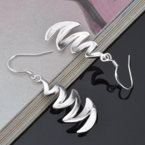 Pendientes Silver-plated-jewelry Mujer Earrings Brincos Plata Long Orecchini Oorbellen Women 3 Jewelry
