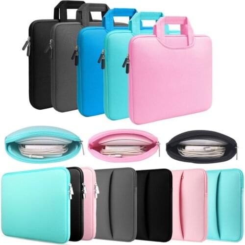 Handbag For Mac book Xiaomi Huawei HP 11 12 13.3 14 15 15.6 16 inch Laptop Sleeve Bag For Macbook Air 13 Case With Power Pack