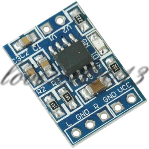 Super Mini HXJ8002 Audio Power Amplifier Board Mono Channel Voice low noise Amplifiers Module 2.0-5.5V Replace PAM8403