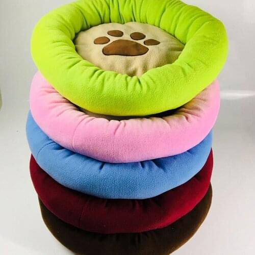 Warm Pet dog bed Soft Pet Bed Kennel Round Dog House Cat Bed For small Dogs Bed Cushion Mat Bench Hondenmand Pets Supplies