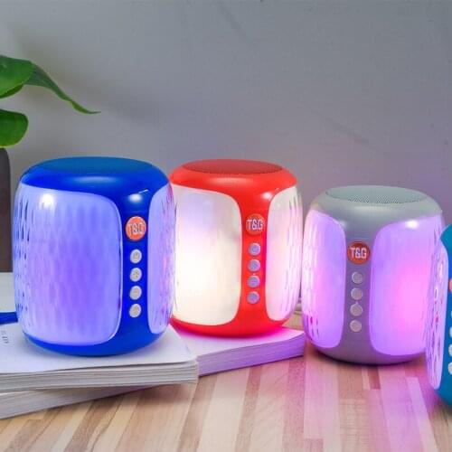 TG611 Smart Cylindrical Luminous Lantern Technology Product Lifting New Speaker Portable Wireless Bluetooth-compatible Speaker