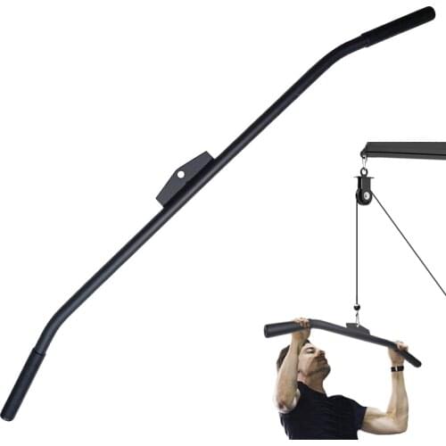 Fitness Lat Pull Down T-bar Rowing Machine Grip Home Gym Tricep Blaster Training Pully Cable Machine Handle Attachment Load150KG