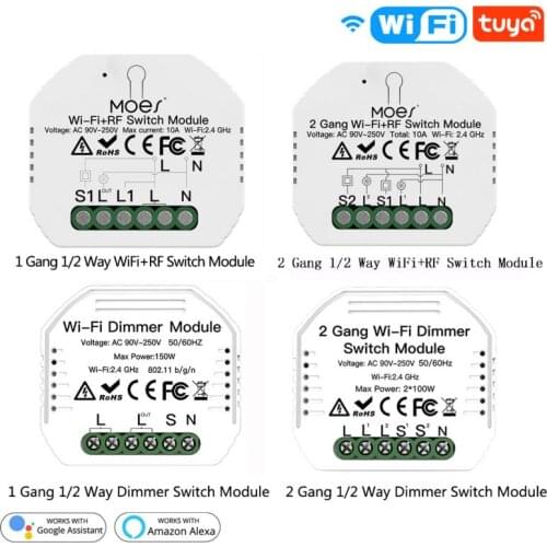Tuya Smart ZigBee 3.0 Dimmer Switch Module With/ No Neutral Smartlife Wireless Control Support Zigbee2MQTT Tasmota ZiGate