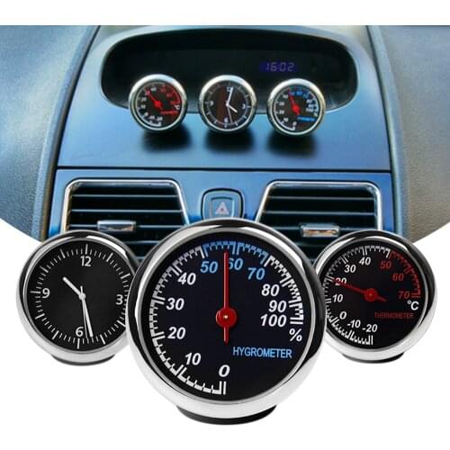 Yolu Car Clock Mini Automobiles Digital Watch Quartz Clocks Stick-on Auto Ornament Car Accessories for Cars SUV MPV