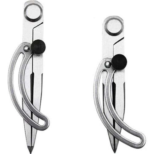 1pc Adjustable Spacing Compass Handmade Leather DIY Craft Tool Edger Scribe Creaser Marking Tools 104mm/126mm/153mm