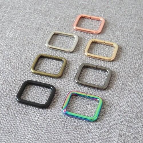 1pc 25mm webbing metal belt ribbon buckle square buckle bag handbag strap clasp dog leash rope garment DIY hardware accessory