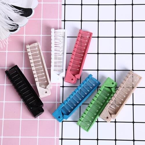 Anti-Static Combing Folding Hairdressing Combs Beauty Tool Accessories For Women Girl Folding Hair Brush Comb Cosmetic Salon