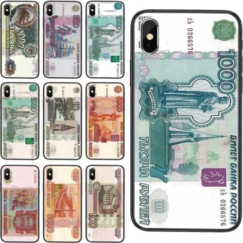 Discount Online Housing Russian Ruble Currency Money TPU Phone Skin Shell For Samsung Galaxy Note 10 Plus Ultra M51 M31 M30S J6