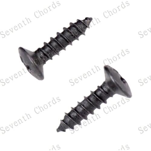 3pcs / lot black screws for electric guitar back cover plate fitted screws guitar accessories parts