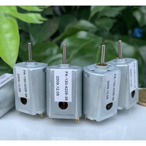 Mini 130 Motor FK130 DC 3V-4.5V 3.7V 36500RPM High Speed Carbon Brush Strong Magnetic Motor with Vents DIY Toy Boat Car Fan