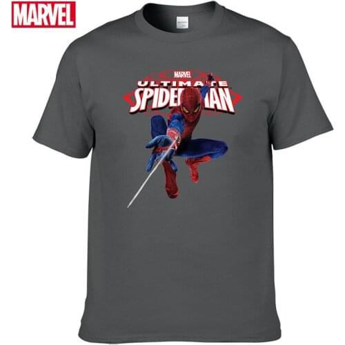 Marvel The Avengers spiderman t shirt Comfortable Breathable 100% cotton Fashion clothes for teens Summer Tops T-shirt men #67