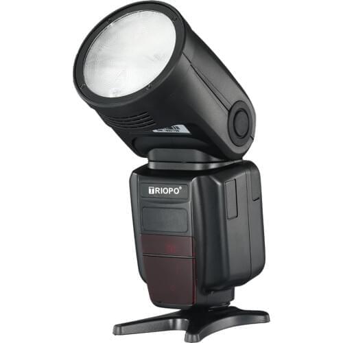 Triopo R1 The Round Head Camera Ring Flash Speedlite 2.4G Wireless TTL HSS Speedlight Flash with Li-Battery for Canon Nikon VS V