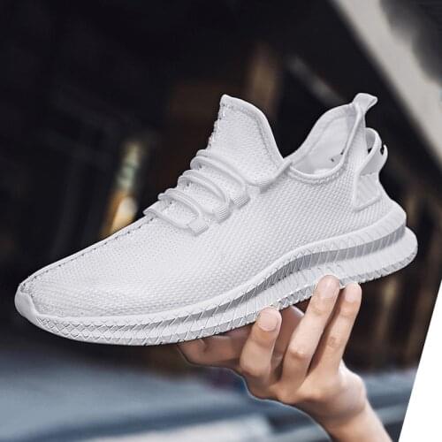 Light mens casual shoes white sneakers summer comfortable and breathable outdoor sports khaki design fashion style cheap shoes