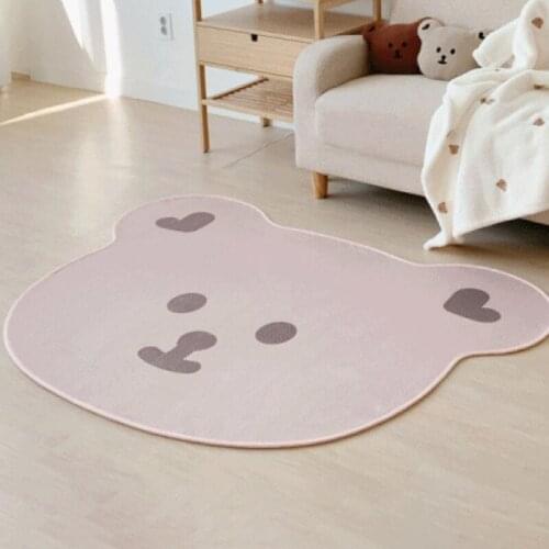D0AF Cute Cartoon Bear Play Mat for Children Baby Crawling Carpet Floor Rug Bedroom Living Room Decor Photography Pro