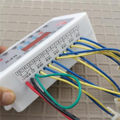 Multi-channel fertilizer box speed controller GPS speed synchronous DC motor electric fertilizer spreading machine 1000W