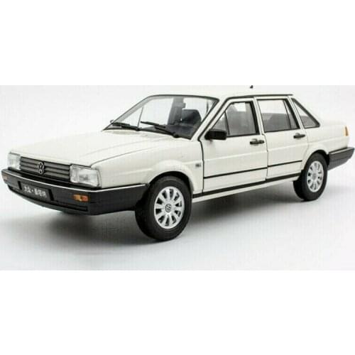 Welly 1/18 For Volkswagen Santana White Diecasting car model boy gift Collection Classic Car for Play Display Metal,Plastic