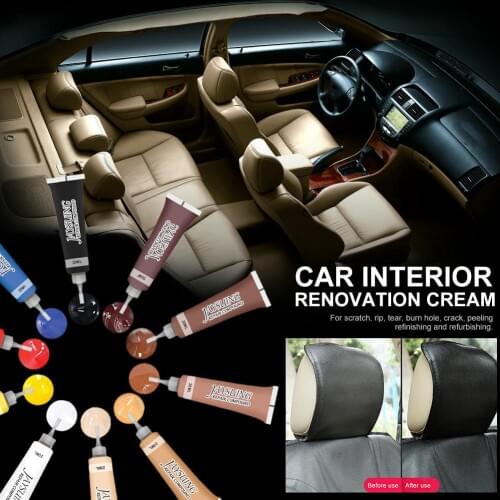 10 Pcs Leather Repair Kit Easy Restoration Durable Professional Vinyl Repair Restore Cream Set For Furniture Car Seats Shoes