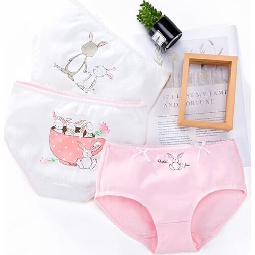 Cotton girls underwear 3-12 years old big child baby boxer briefs little girl triangle shorts