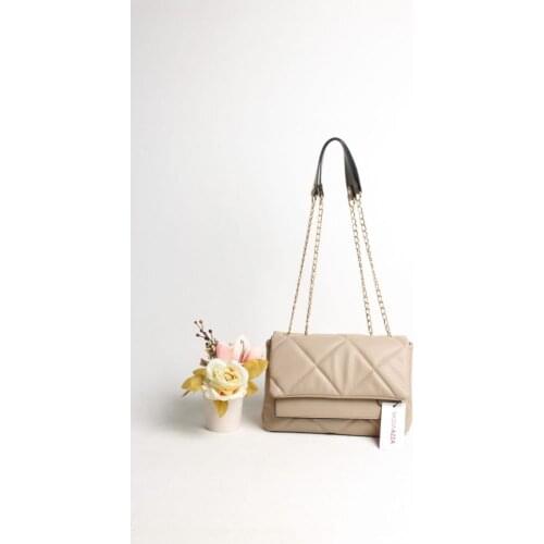 Womens Mink Chain Strap Shoulder Bag