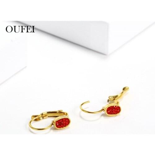 OUFEI Stainless Steel Jewelry Woman Korean Earrings For Women Earings Fashion Jewelry Accessories Offers With Free Shipping
