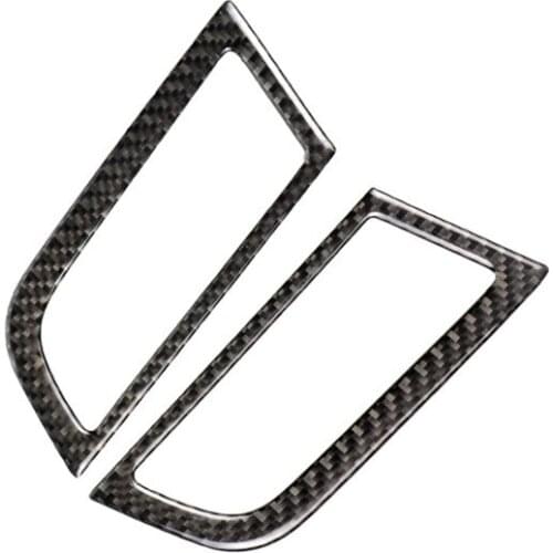 Fit for Ford Mustang 15-17 Carbon fiber air outlet air conditioning decorative frame cover Interior modification car accessories