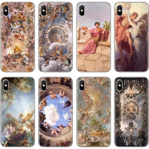 Silicone Housing renaissance art Painting For Huawei Y6 Y5 2019 For Xiaomi Redmi Note 4 5 6 7 8 Pro Mi A1 A2 A3 6X 5X 7A