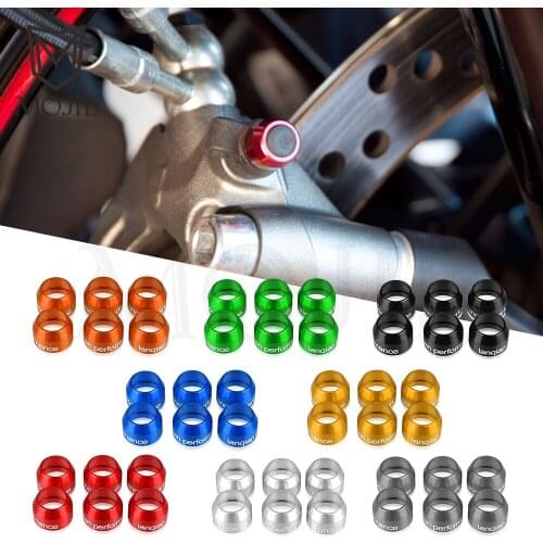 Motorcycle Universal Billet Bleed Valve Cover Kit For SUZUKI GS550 GSX550E GV700 VS700 GSX 600F 750F Katana RF600R RG500 GS300